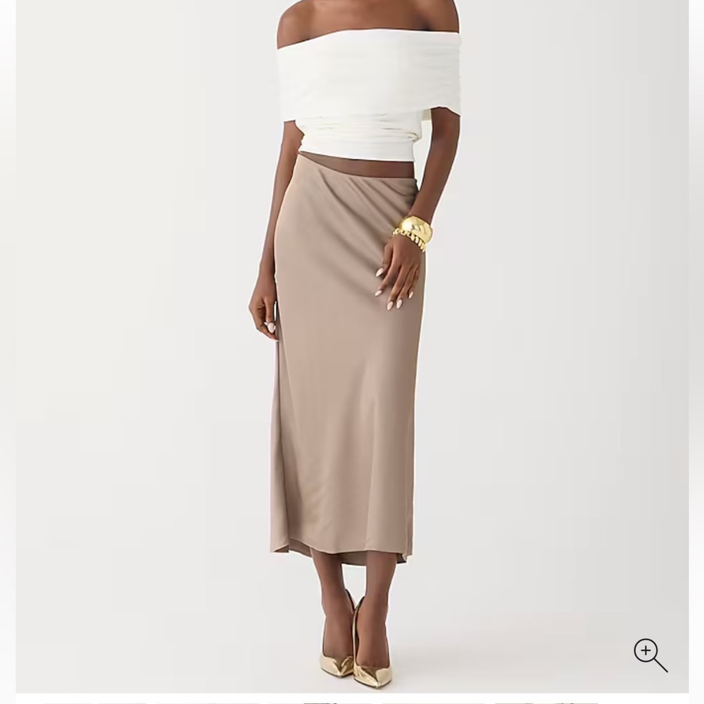 SOLD - J. Crew Gwyneth Slip Skirt